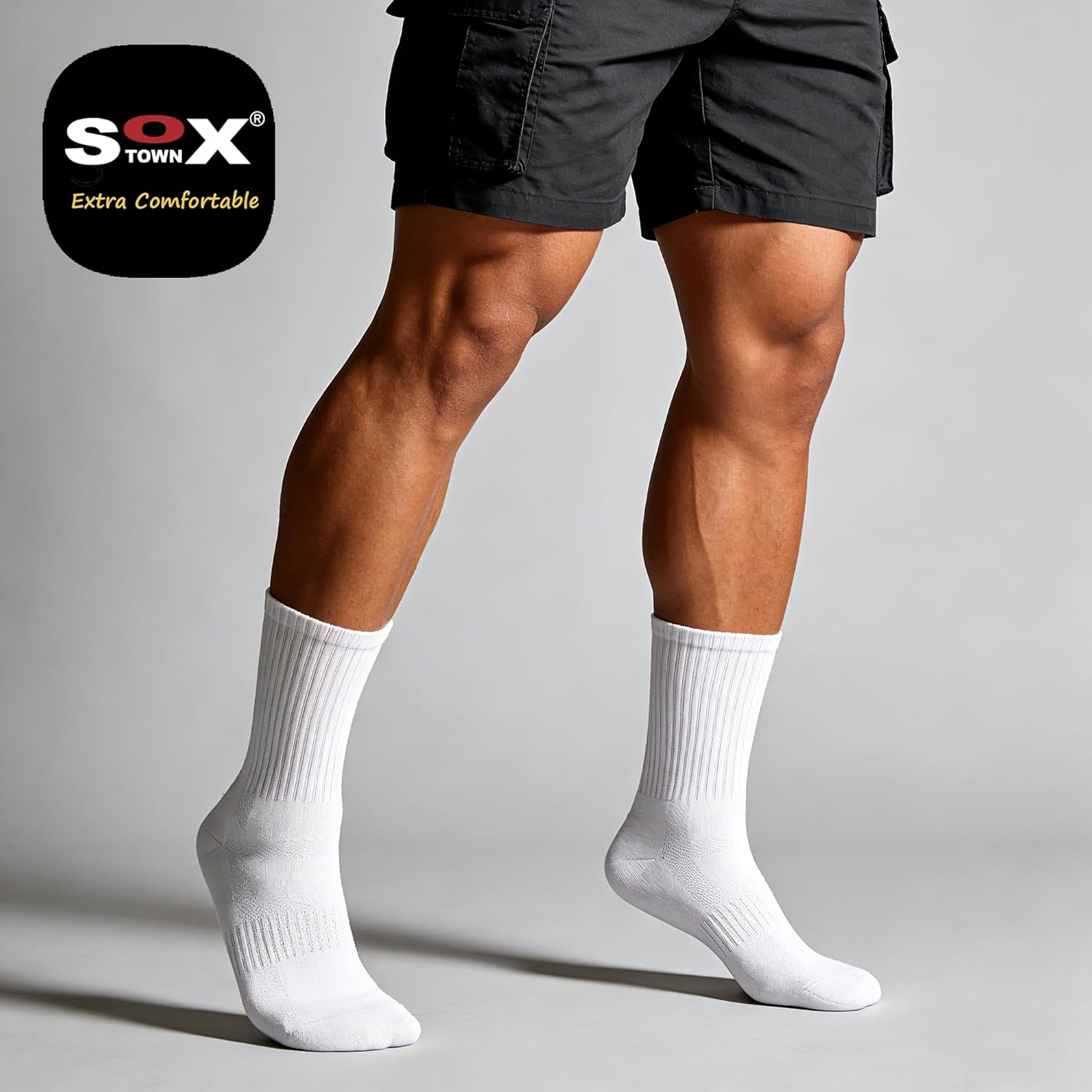 Detalle de SOX TOWN Cushioned Crew Socks