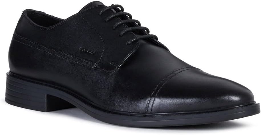 Thumbnail 1 de Geox U Gladwin B : chaussures homme en cuir lisse et doublure textile