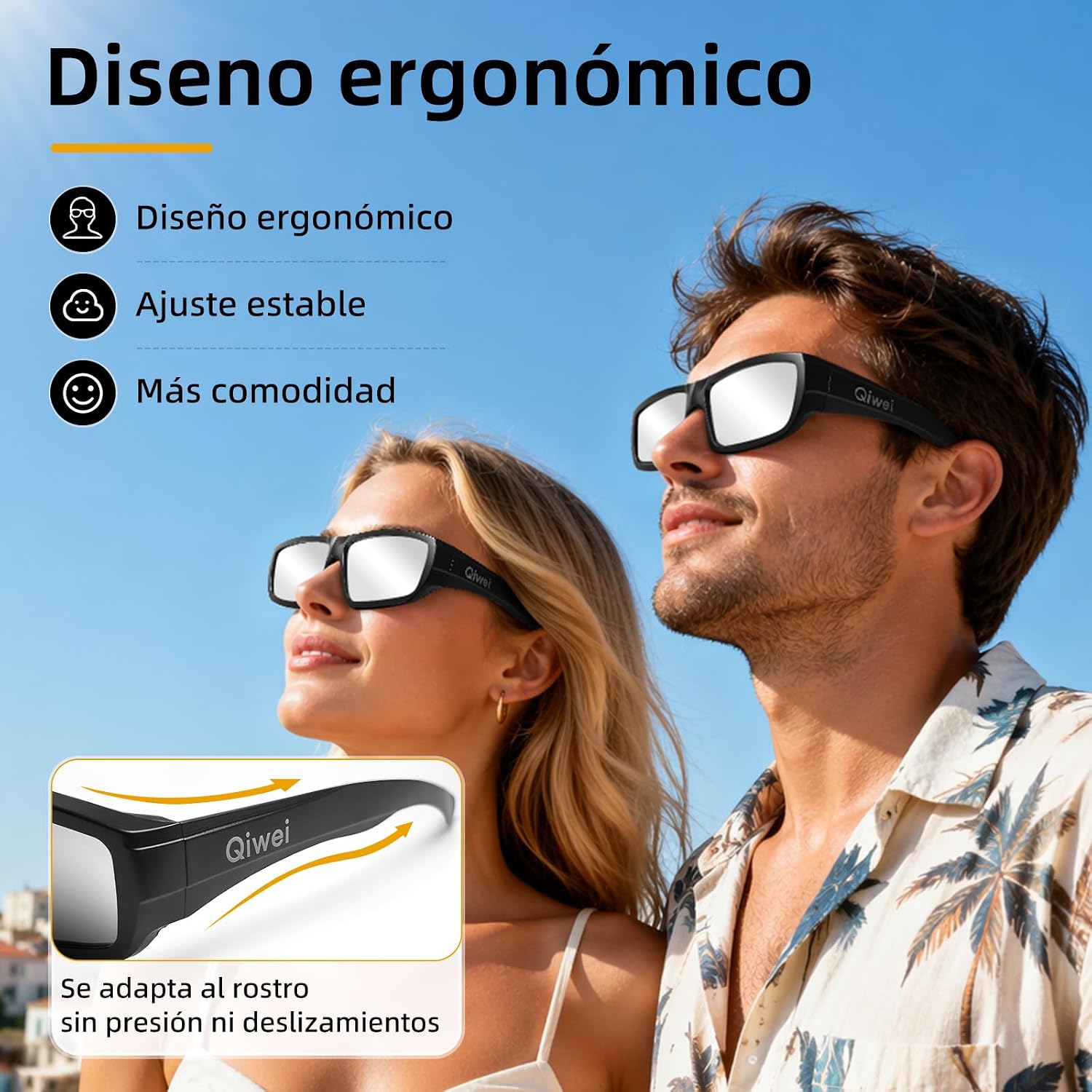 Thumbnail 4 de QIWEI Gafas Eclipse Solar Homologadas 2026 [Pack 3] – Seguridad y confort para toda la familia