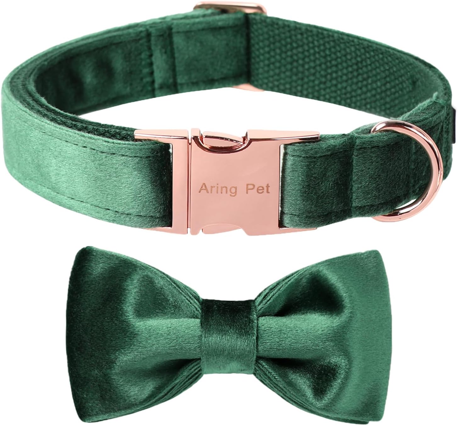 Thumbnail 6 de ARING PET Fliege Hundehalsband aus Samt mit abnehmbarer Fliege – verstellbar, weich & langlebig