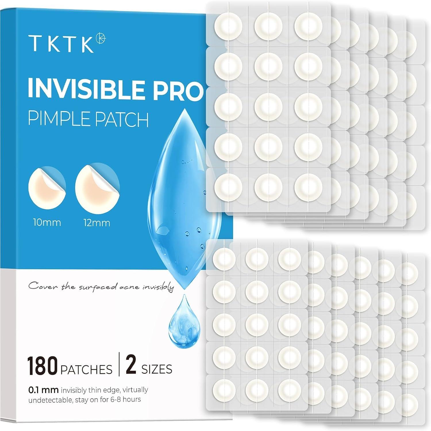 Detalle de TKTK Hydrocolloid Pimple Patches 180-count