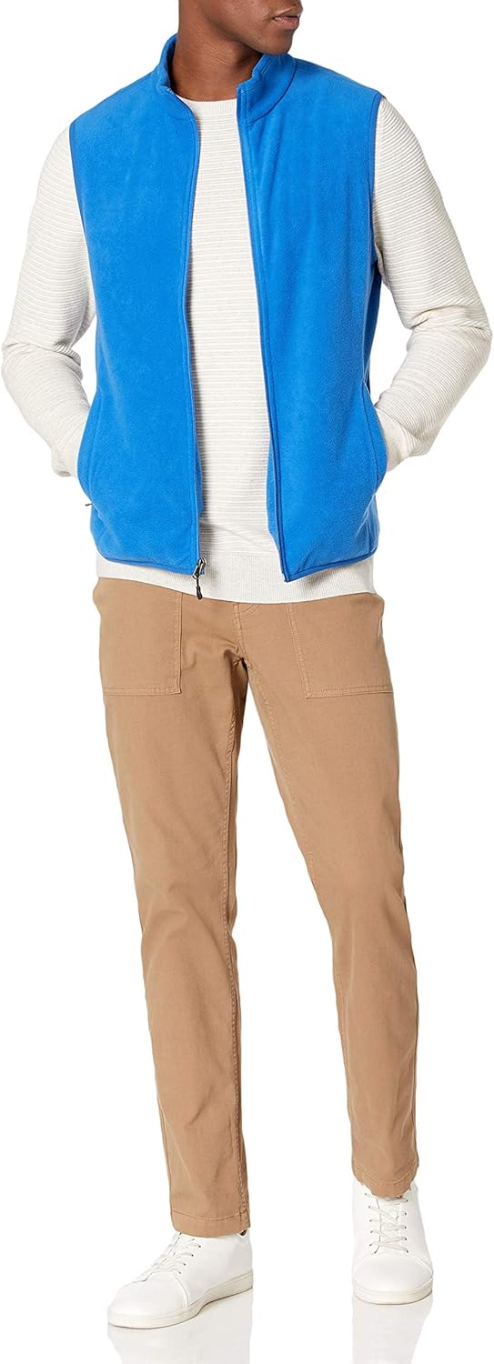 Thumbnail 3 de Amazon Essentials Men’s Full-Zip Polar Fleece Vest (Big & Tall)