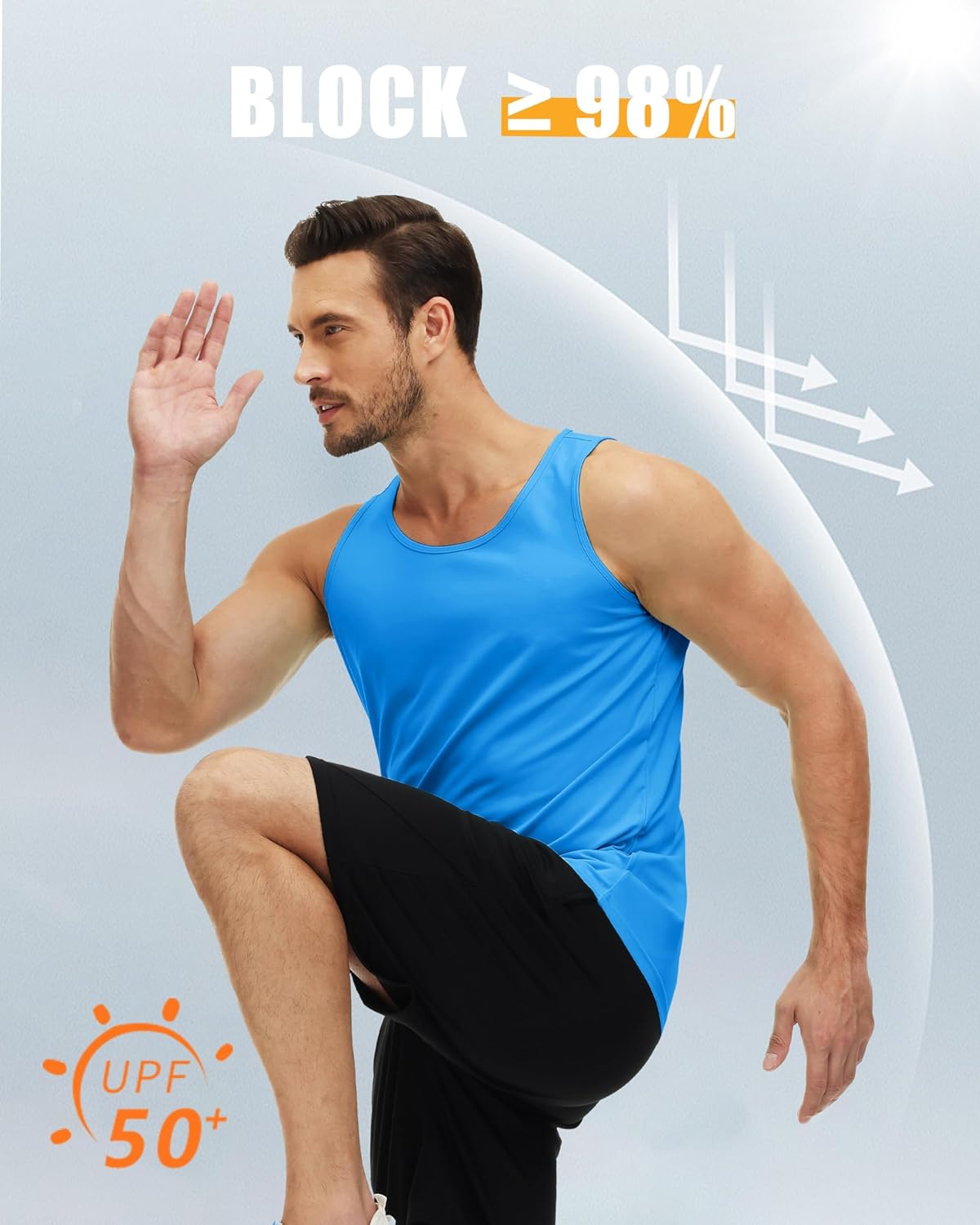 Thumbnail 4 de MAGCOMSEN Herren Tank Tops Leichtes Achselshirt – Quick-Dry Funktionsshirt für Sport & Freizeit