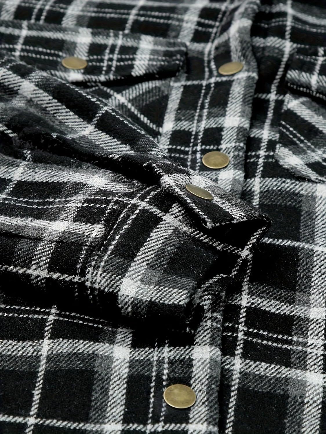 Thumbnail 3 de Zeagoo Womens Plaid Shacket Jacket 2XL