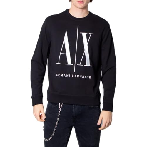 Detalle de Armani Exchange Icon Project Sweat Shirt, noir, L