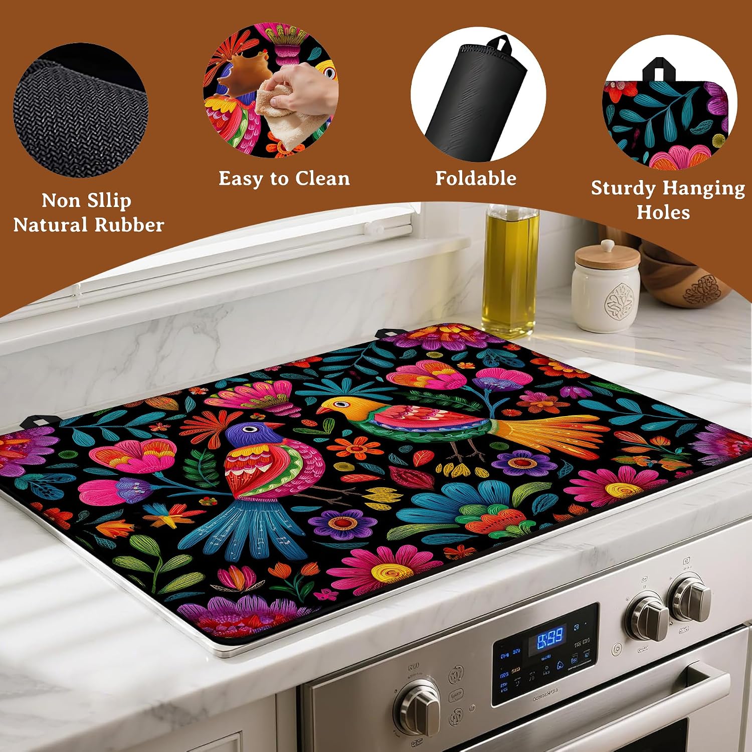 Detalle de Electric Stove Cover, 28.5 × 20.5 in