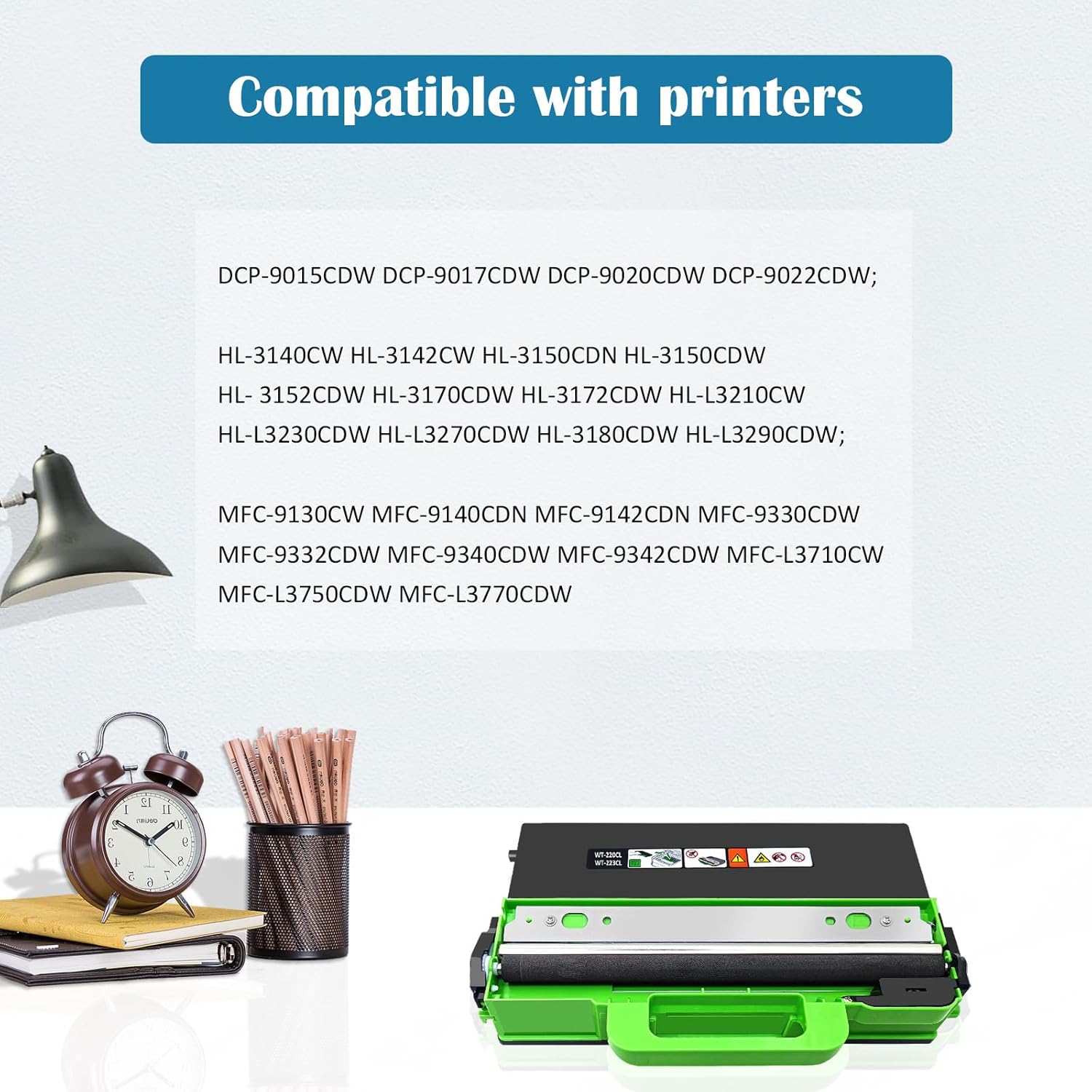 Thumbnail 1 de Bac de récupération de toner usagé WT-220CL / WT-223CL pour imprimantes Brother