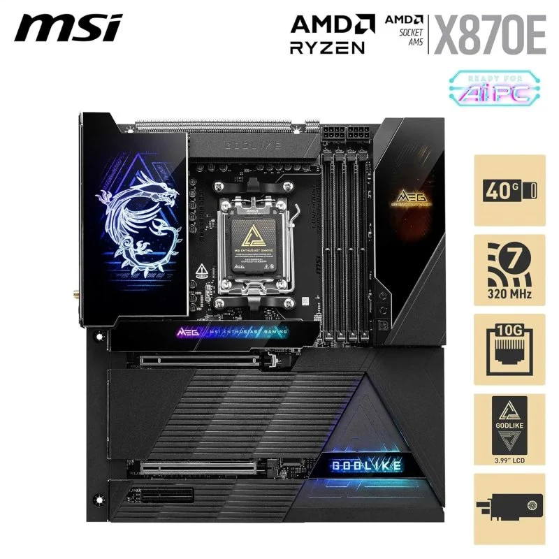 Thumbnail 3 de MSI MEG X870E GODLIKE placa base