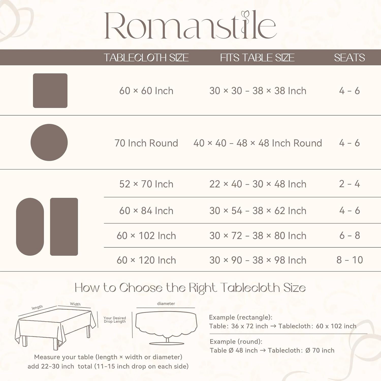 Thumbnail 6 de Romanstile Gingham Ruffled Tablecloth Rectangle - 60 x 120 Inch, Red