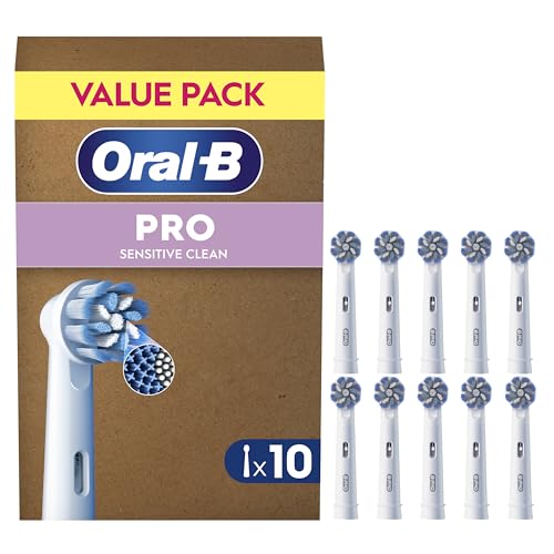 Detalle de Oral-B Pro Sensitive Clean Replacement Brush Heads (10 Count) – Extra Soft Bristles