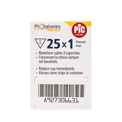 Detalle de Pic Solution Glucotest Strisce Per la Misurazione Della Glicemia, 25 Unità