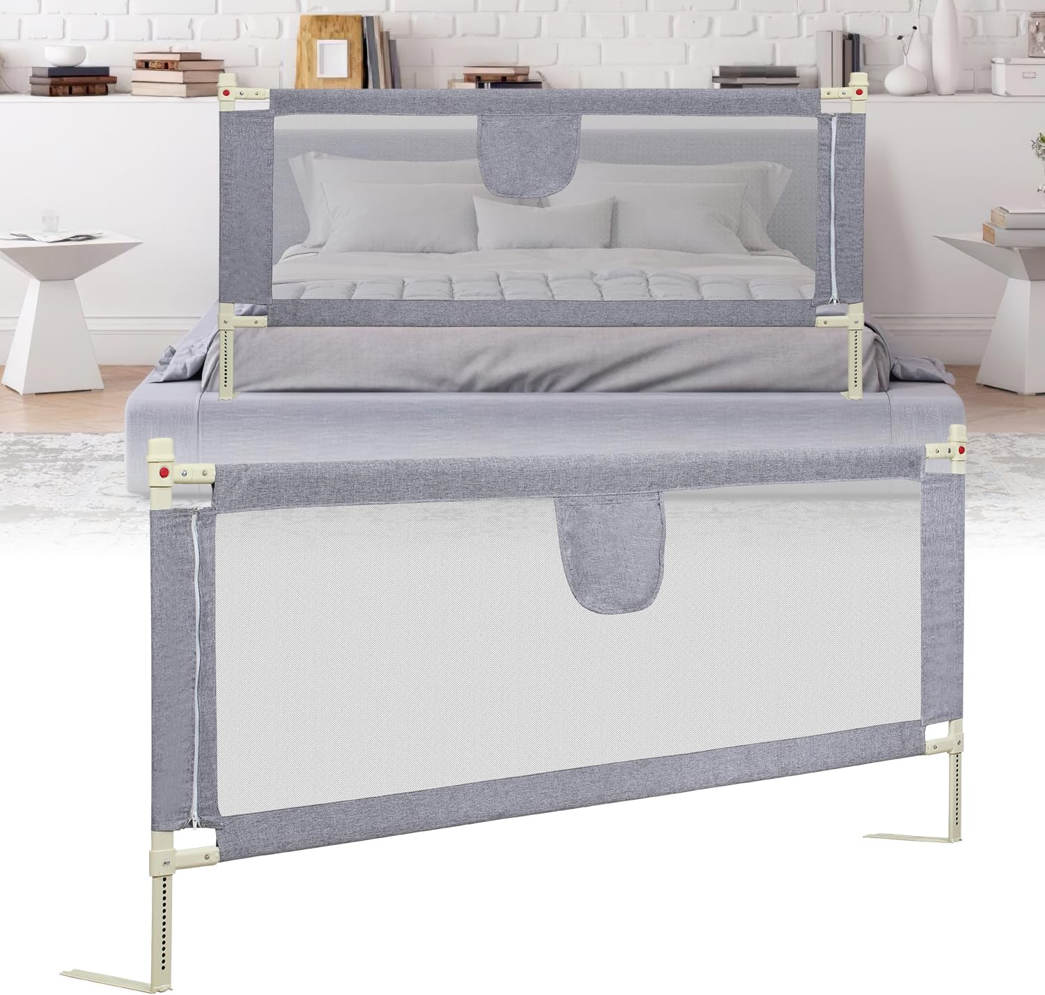 Tubiaz 180CM Barrière de lit bébé