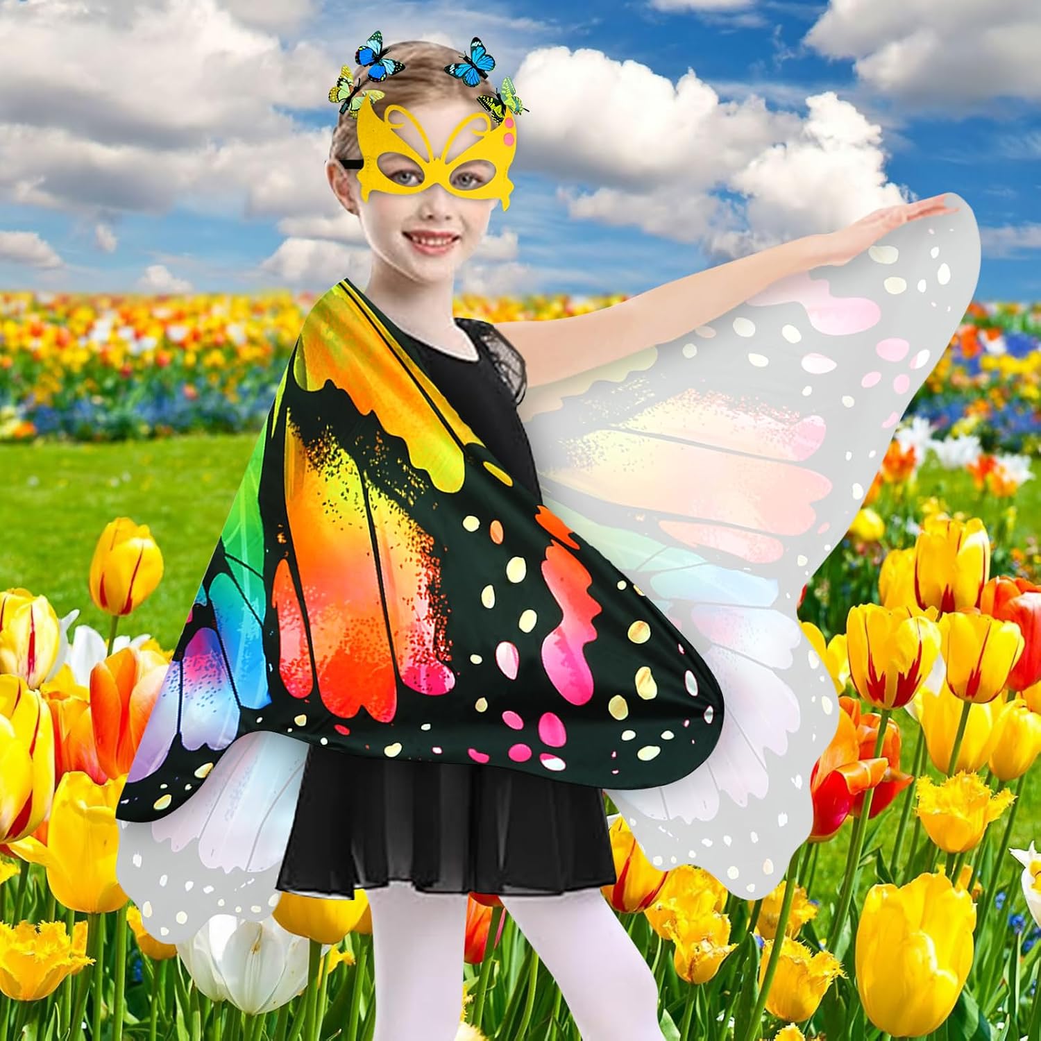 Thumbnail 6 de Sunlisky schmetterling kostüm kinder 3er-Set 🦋