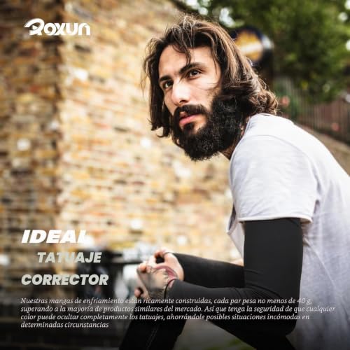 Detalle de ROXUN Mangas de Brazo para Deportes: Compresión y Protección para Hombre y Mujer