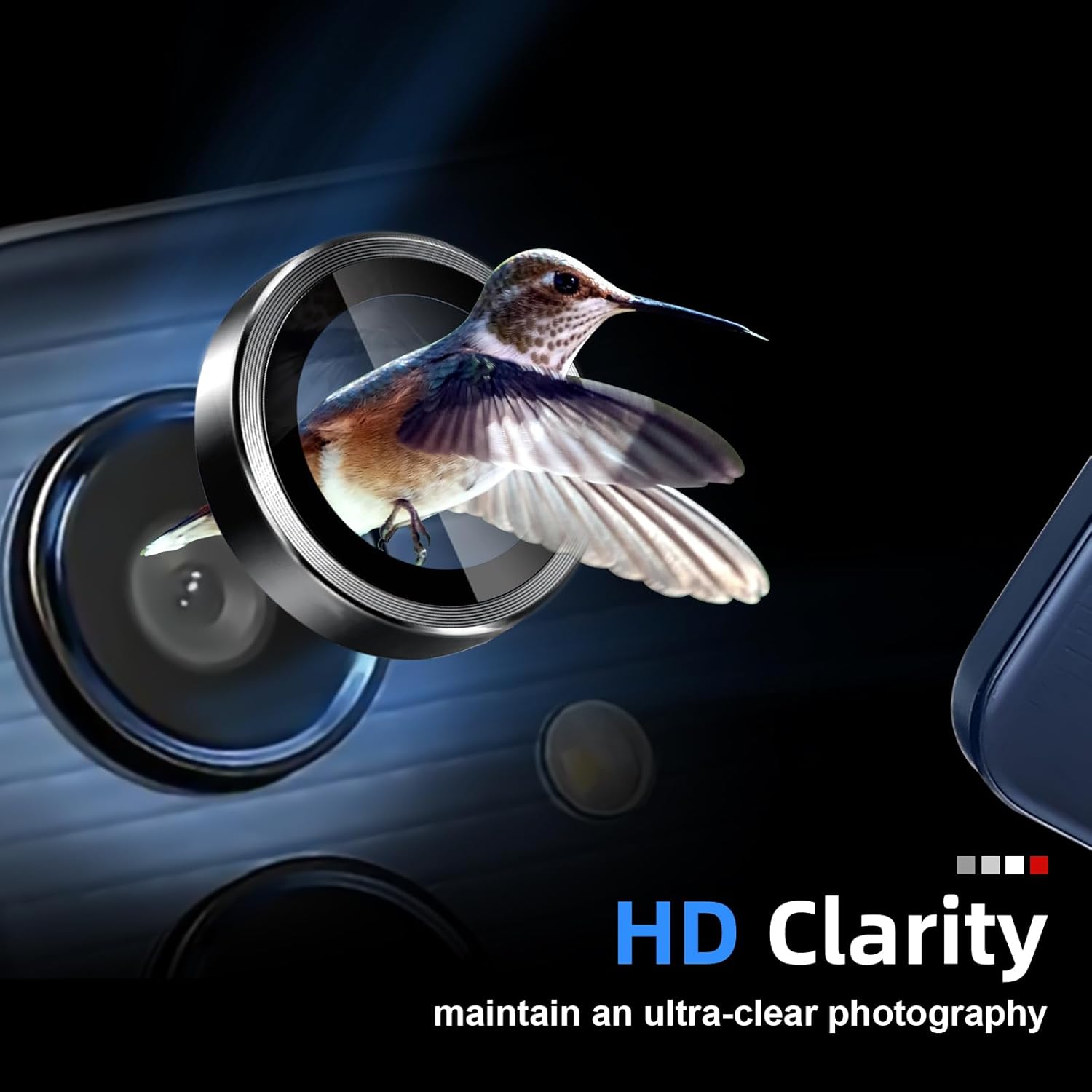 Detalle de LiiLaa Kameraschutz für Samsung Galaxy M35 5G – Vollständiger Objektivschutz mit 9H Glas und Metallring