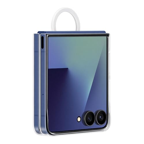Detalle de Samsung Galaxy Z Flip7 Carcasa transparente