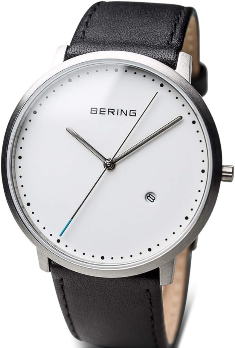 Thumbnail 1 de BERING Unisex Analogico Quarzo Classic: stile minimalista in acciaio e pelle