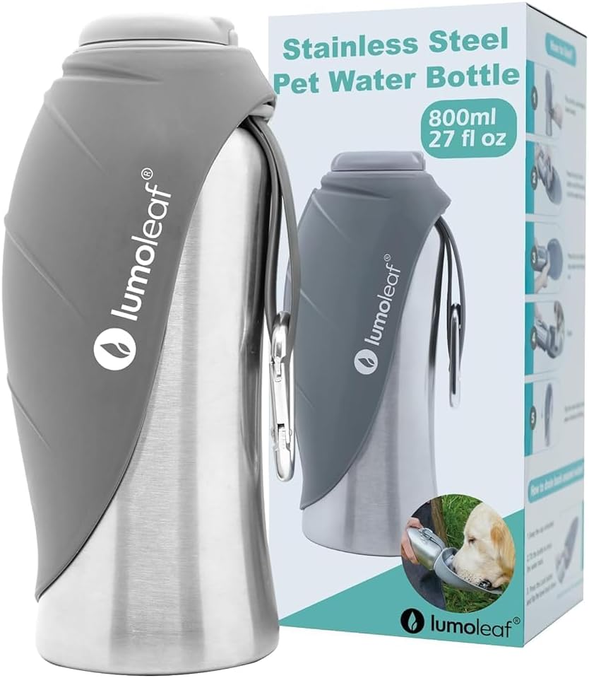 Detalle de LumoLeaf Portable Dog Water Bottles 800ml