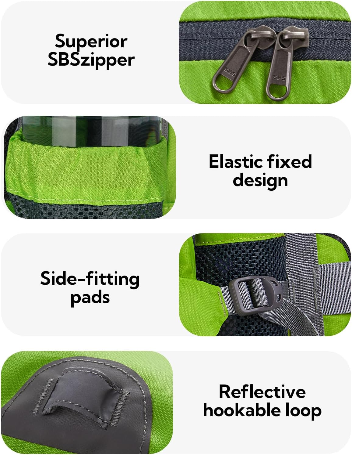 Thumbnail 3 de Waterfly Hiking Waist Pack Bum Bag: Durable 3‑Pocket Waist Bag with Bottle Holders