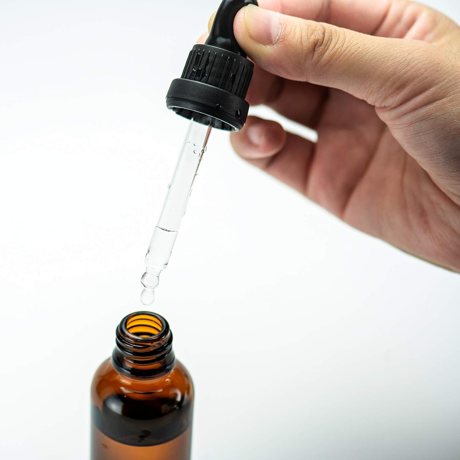 Thumbnail 6 de YIZHAO Pipettenflasche 30 ml aus Braunglas mit Pipette – Apothekerflasche für ätherische Öle & Duftöle (6er-Set)