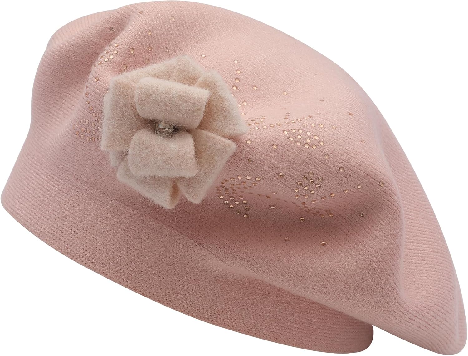 Thumbnail 6 de ZLYC Béret français réversible pour femme, uni et motif floral