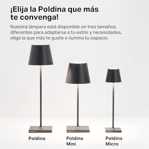 Thumbnail 4 de Zafferano Poldina Pro: Lámpara de Mesa Recargable 🌟