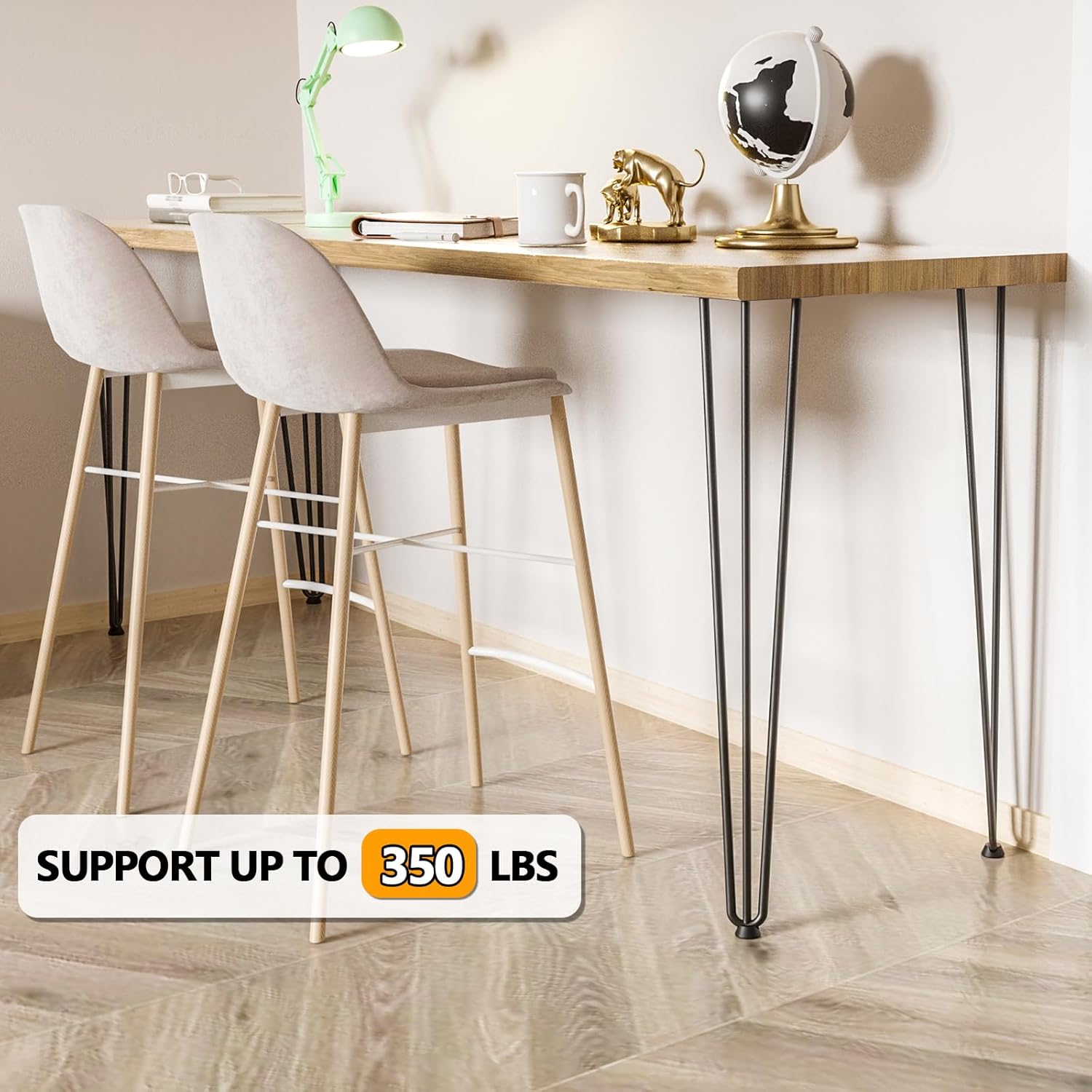 Thumbnail 3 de Signstek 28" Metal Table Legs 71 cm 10 mm