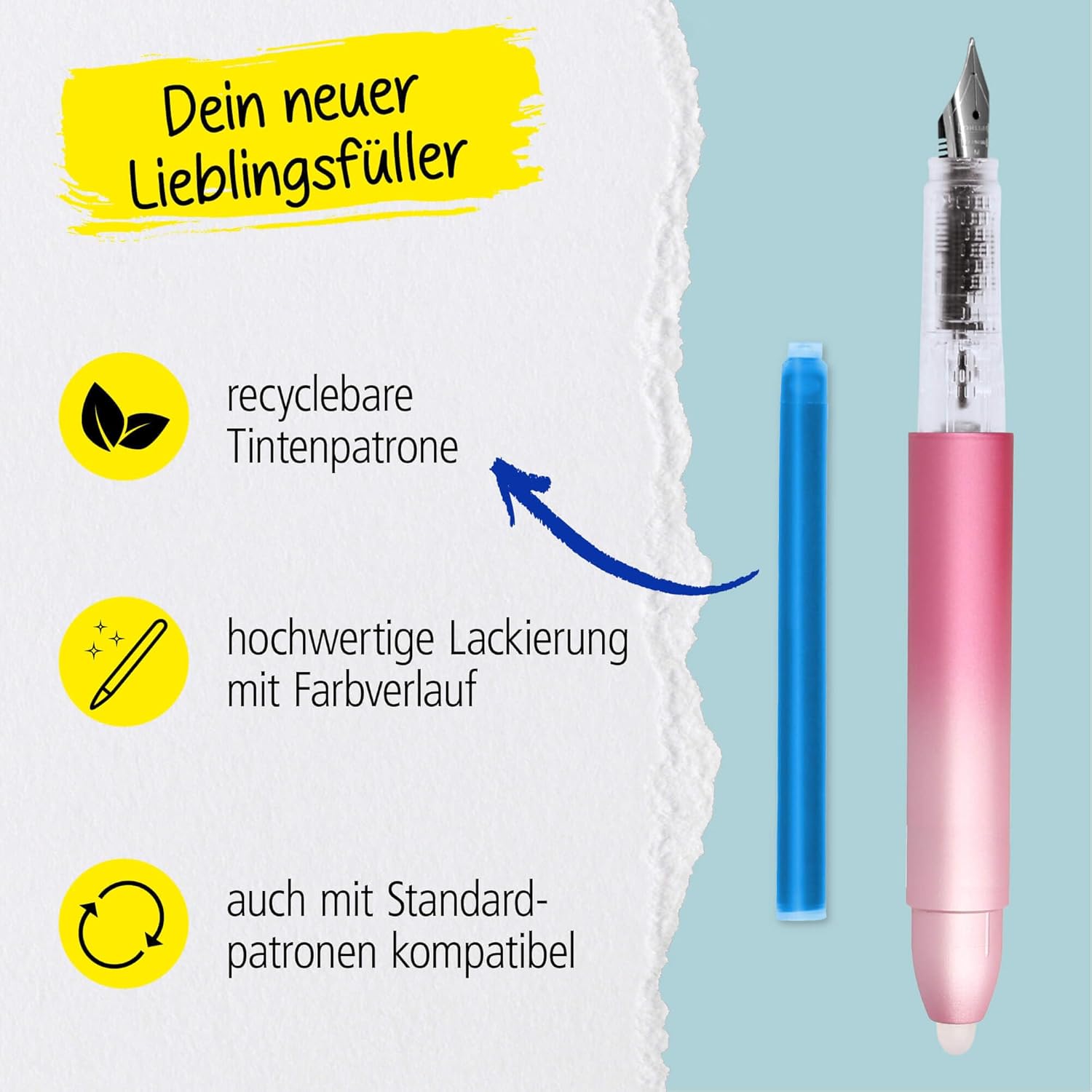 Thumbnail 5 de Online magiXX Sweet Love Füllhalter mit radierbarer Tinte
