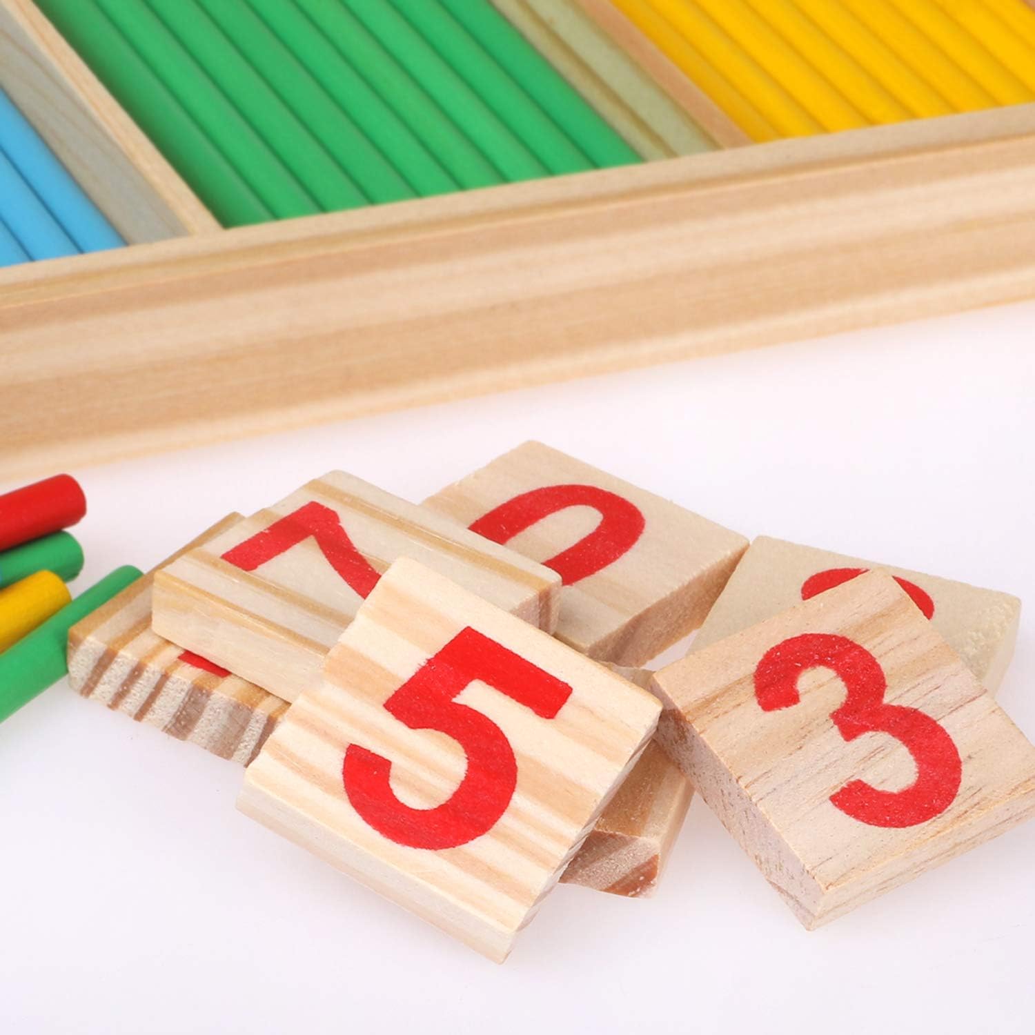 Detalle 2 de Camelize Montessori Mathe Spielzeug Holz