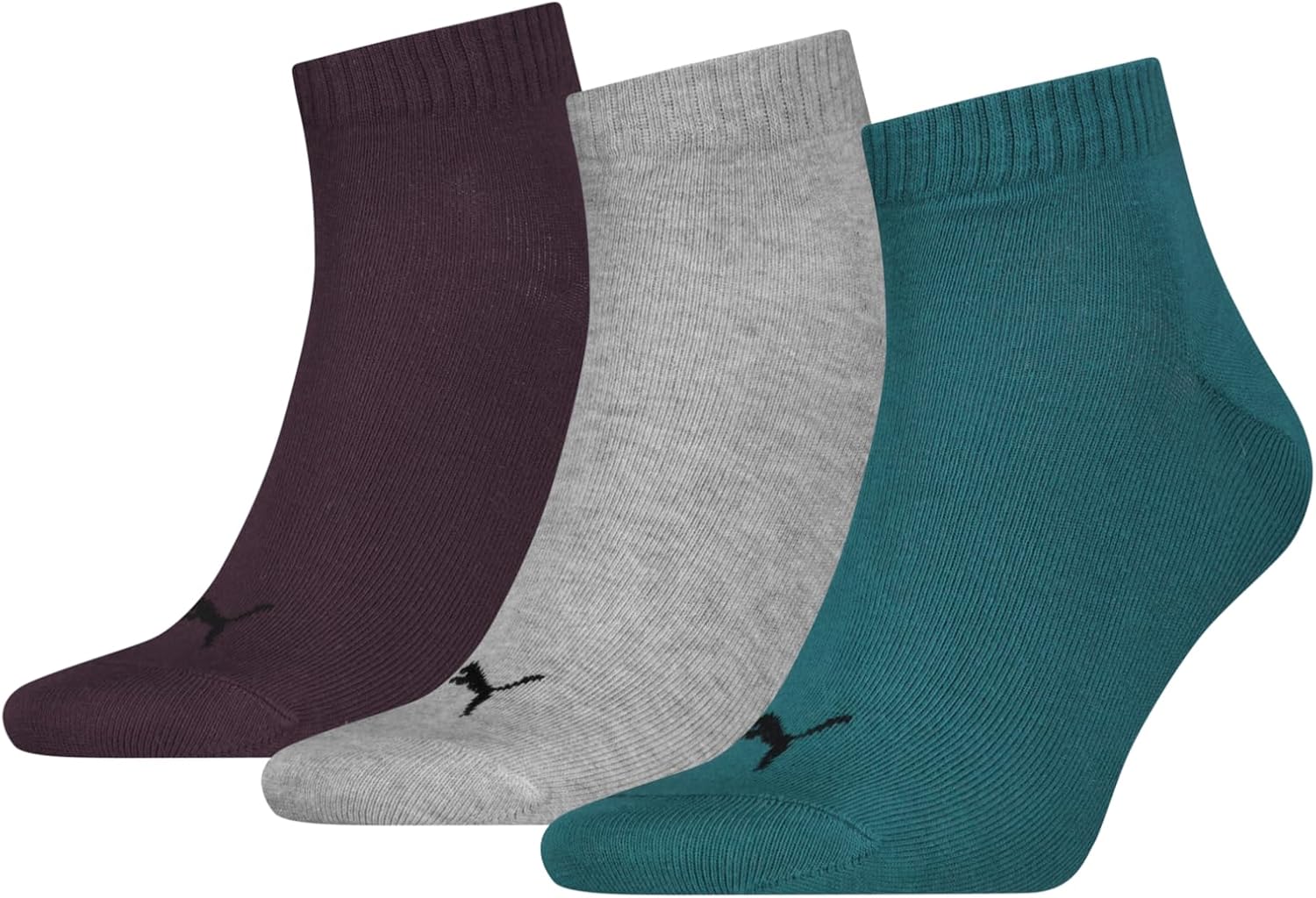 Thumbnail 5 de PUMA Quarter en Coton Recyclé – Lot de 3 chaussettes mixtes, durable et confortable