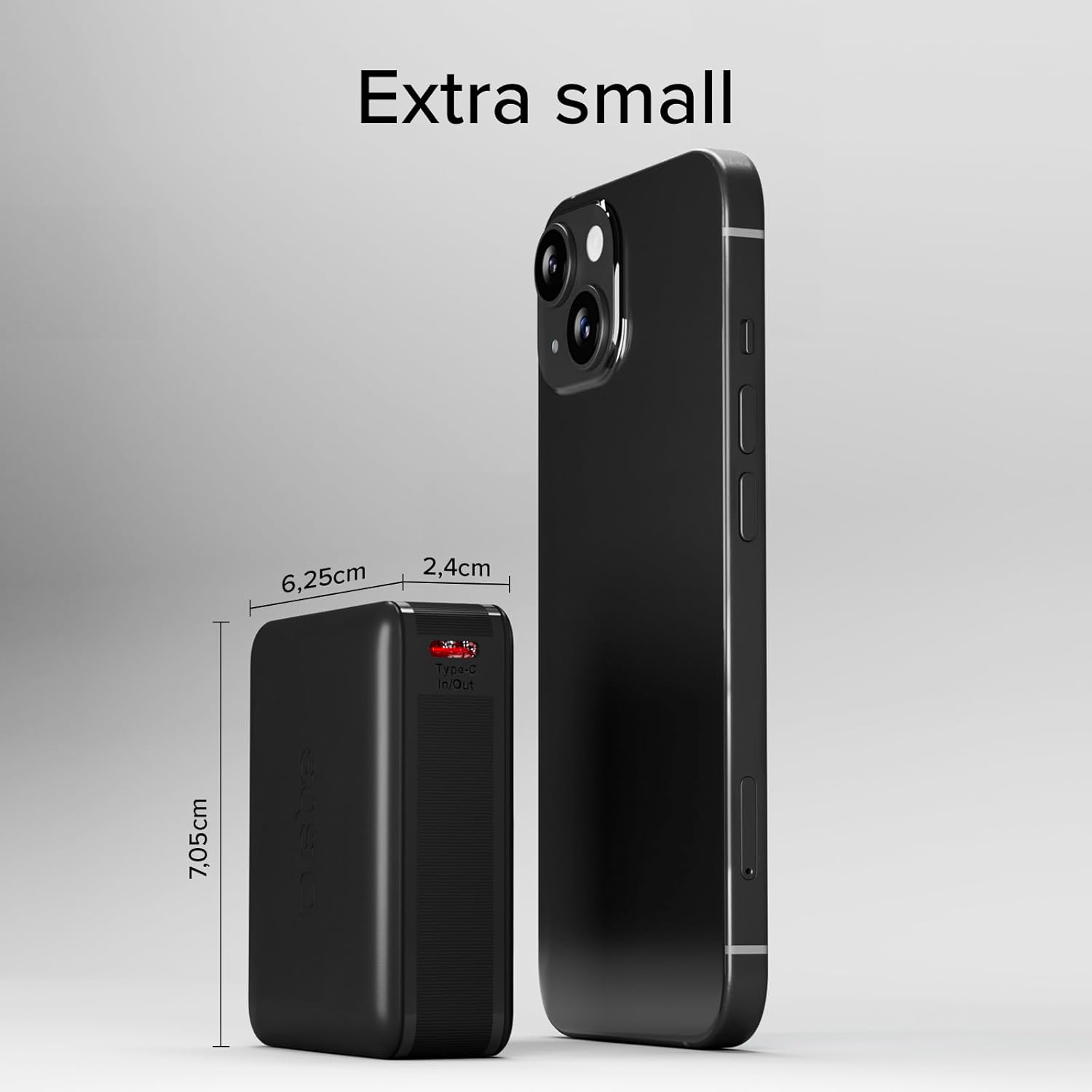 Detalle 2 de SBS NanoTube PowerBank HD 10000mAh ⚡