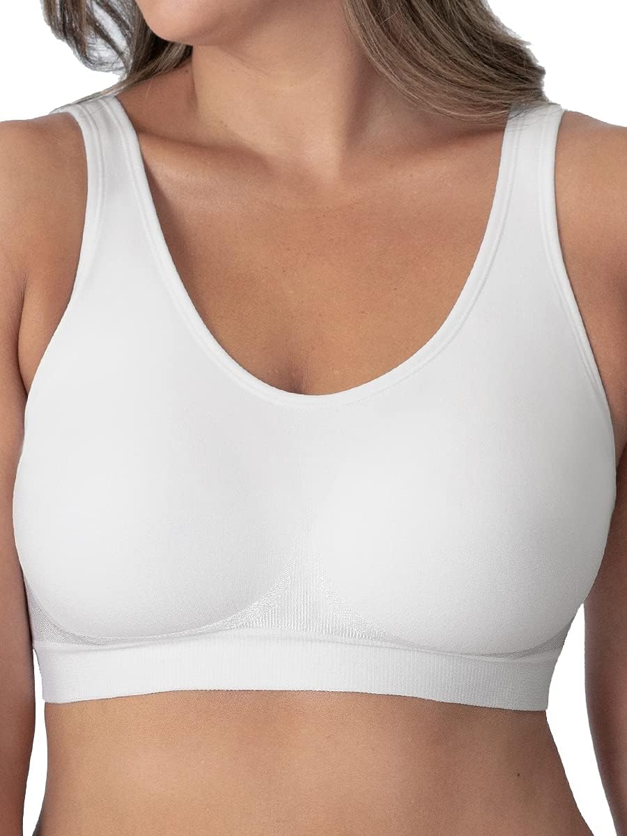 Detalle de SHAPERMINT Wireless Bras for Women No Underwire – Small to Plus Size Bralettes with Support and Natural Lift