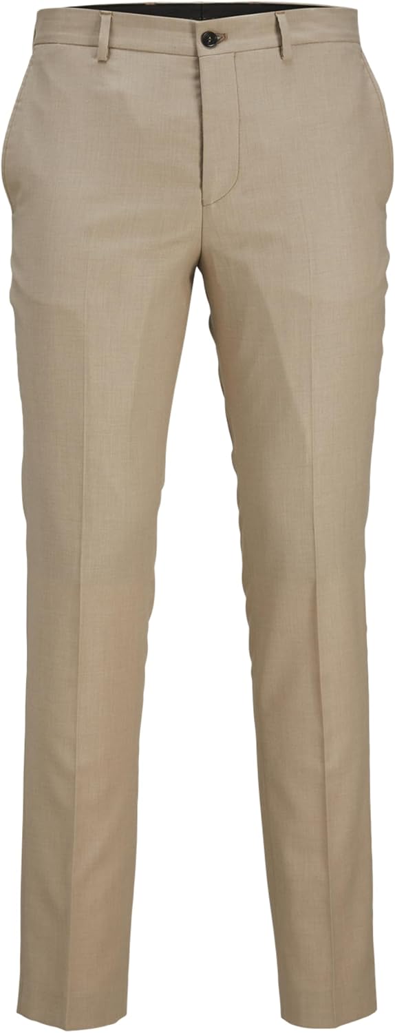 Detalle de JACK & JONES Junior pantaloni da abito JPRSOLAR Tailored, slim fit molto aderente