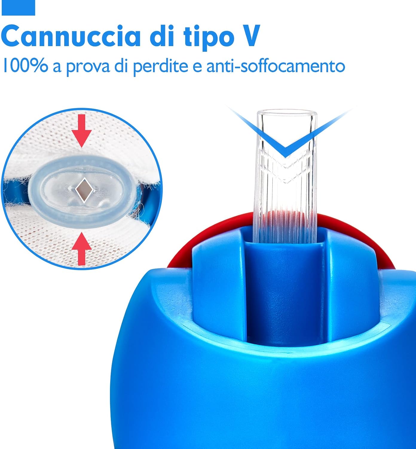 Thumbnail 4 de hahaland bicchiere antigoccia 2 in 1 per bambini da 6 a 12 mesi con cannucce e beccuccio 240 ml