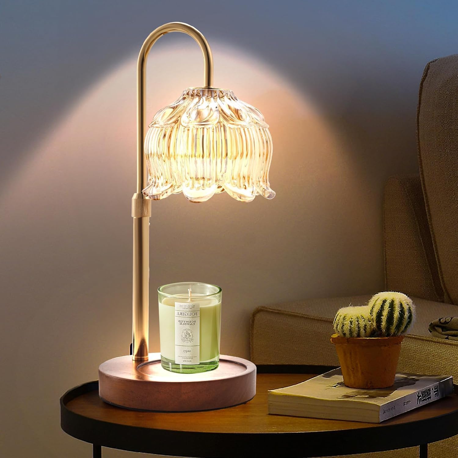 Geezo Electric Candle Warmer Lamp with Timer & Dimmer (50W)