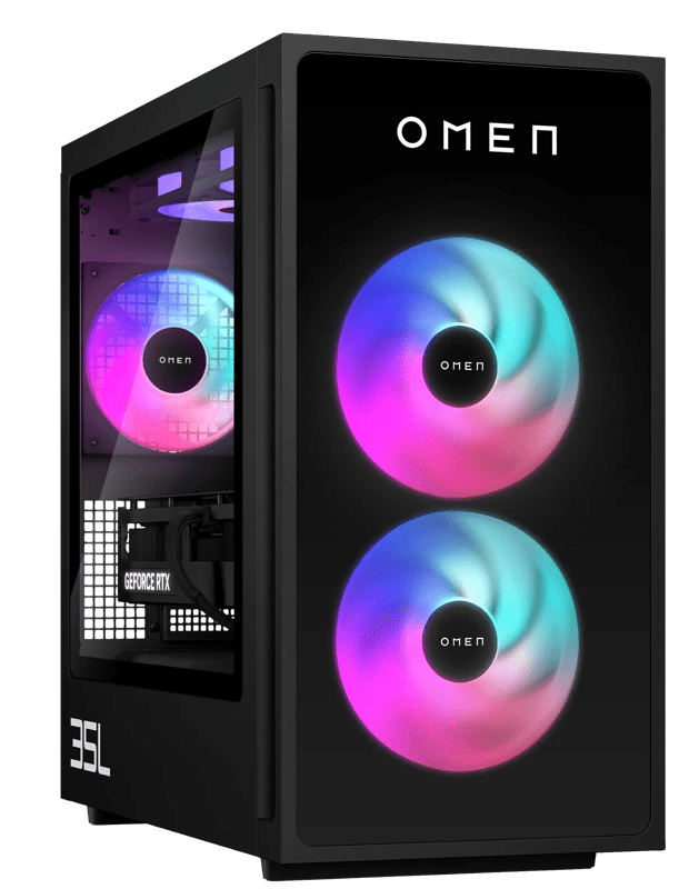 Detalle de HP OMEN 35L GT16-0972nd – Gaming-PC mit RTX 5070, Ryzen 7 und 32 GB DDR5
