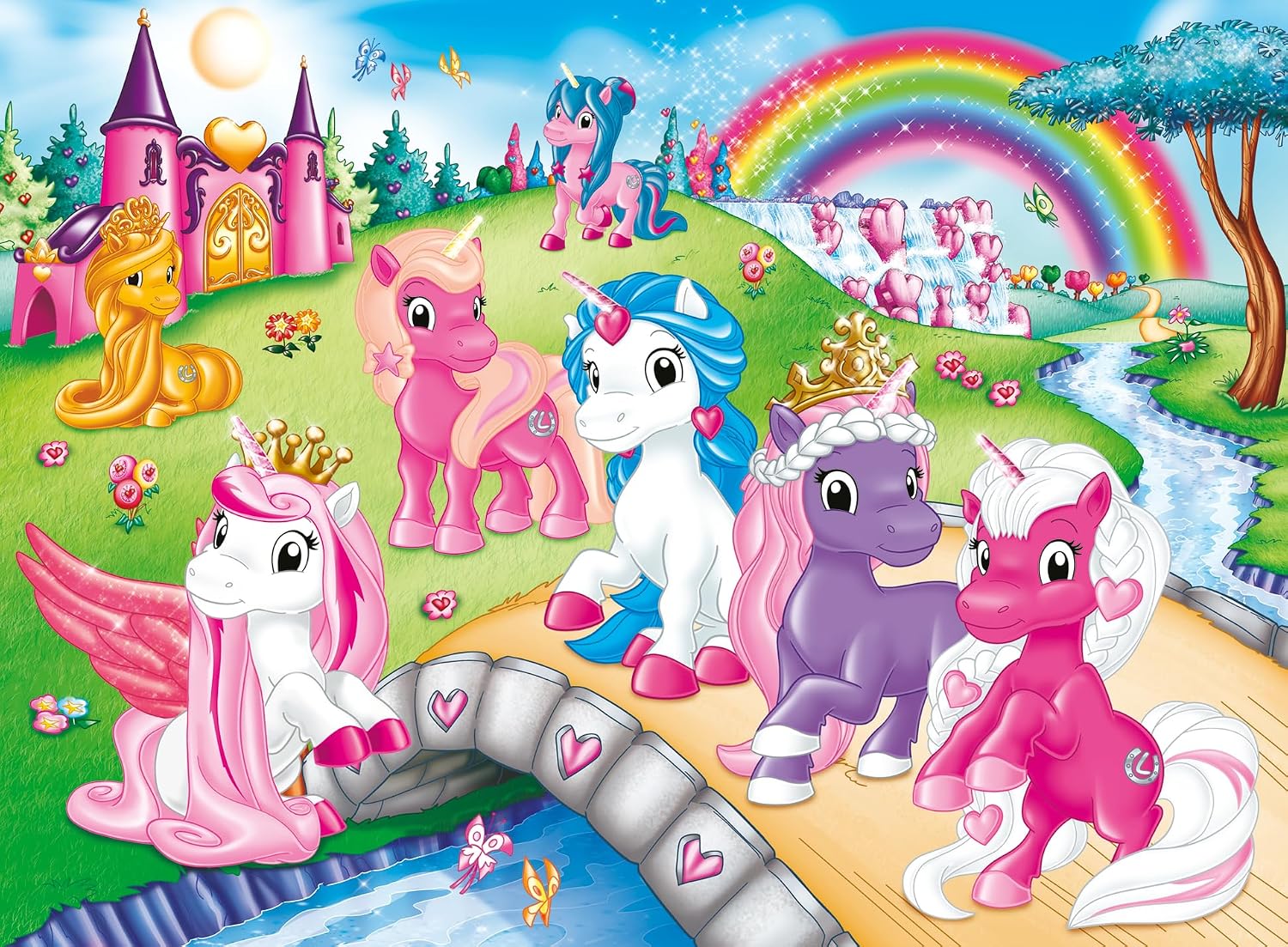 Detalle 2 de Ravensburger Kinderpuzzle Lissy Pony XXL mit 100 Teilen – für Kinder ab 7 Jahren