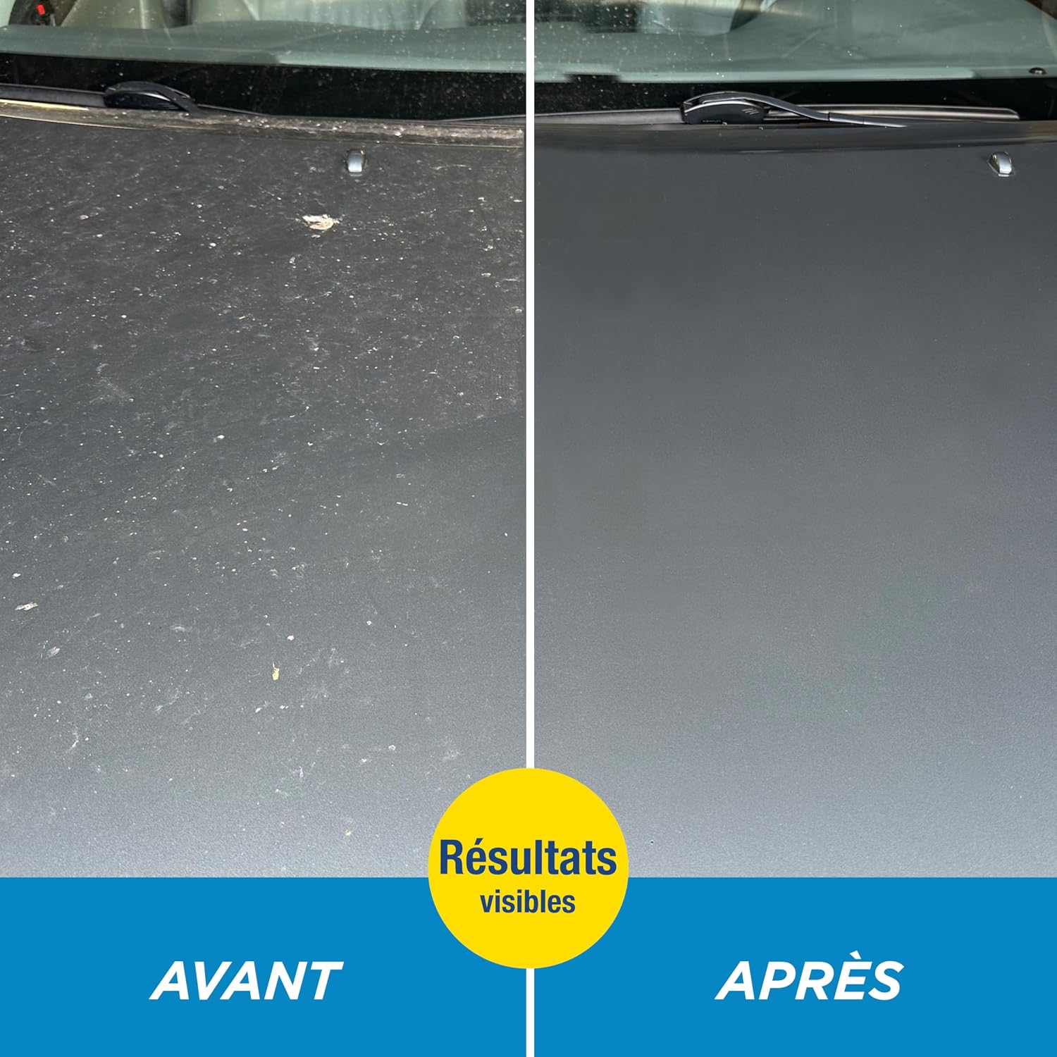 Detalle de Rain-X Nettoyant Voiture Sans Eau avec Traitement Céramique – 750 ml : brillance, protection et praticité à portée de spray