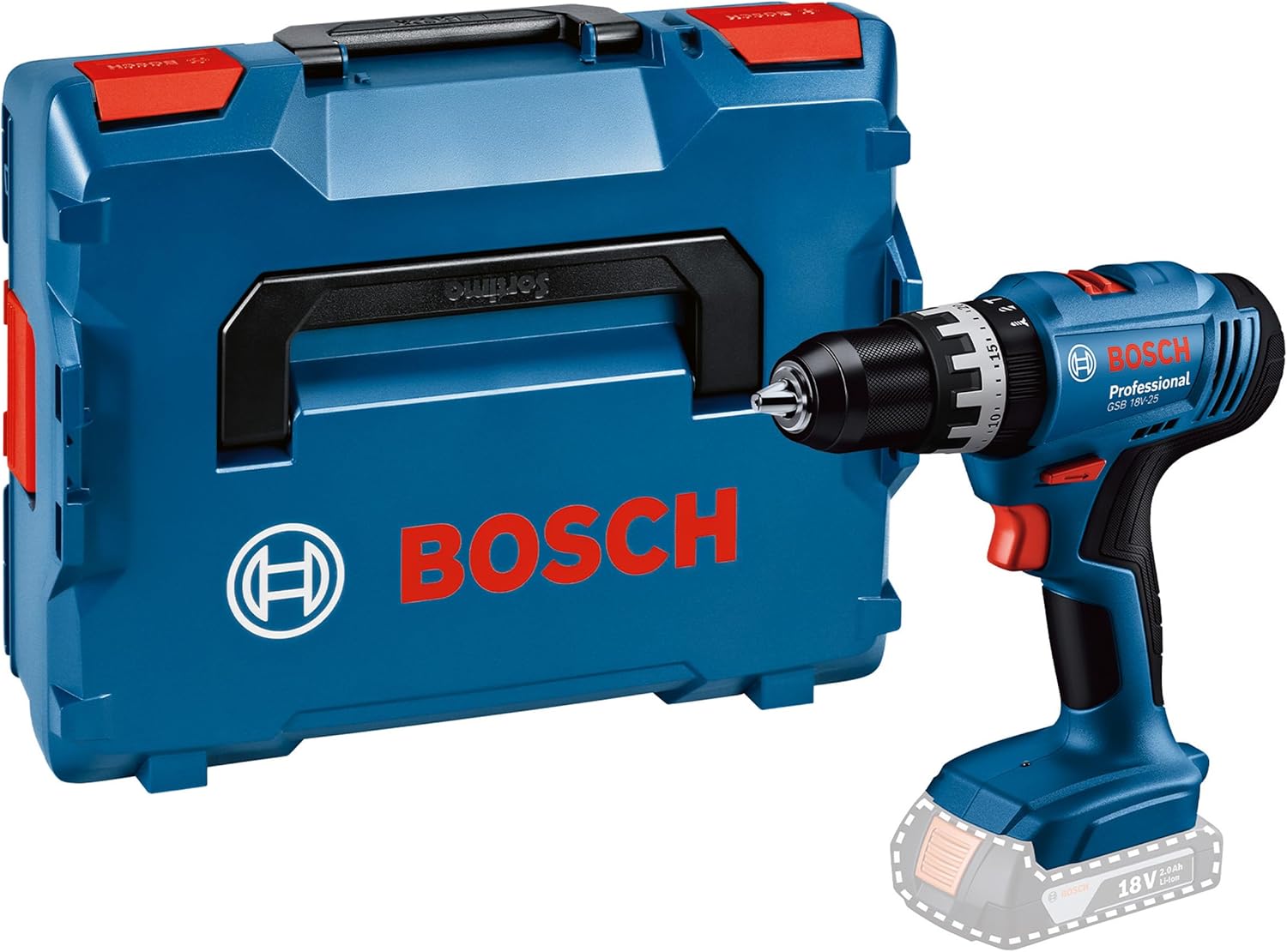 Thumbnail 6 de Bosch Professional 18V System Akku-Schlagbohrschrauber GSB 18V-25 (inkl. 2× GBA 2.0 Ah, GAL 18V-40, L-BOXX)