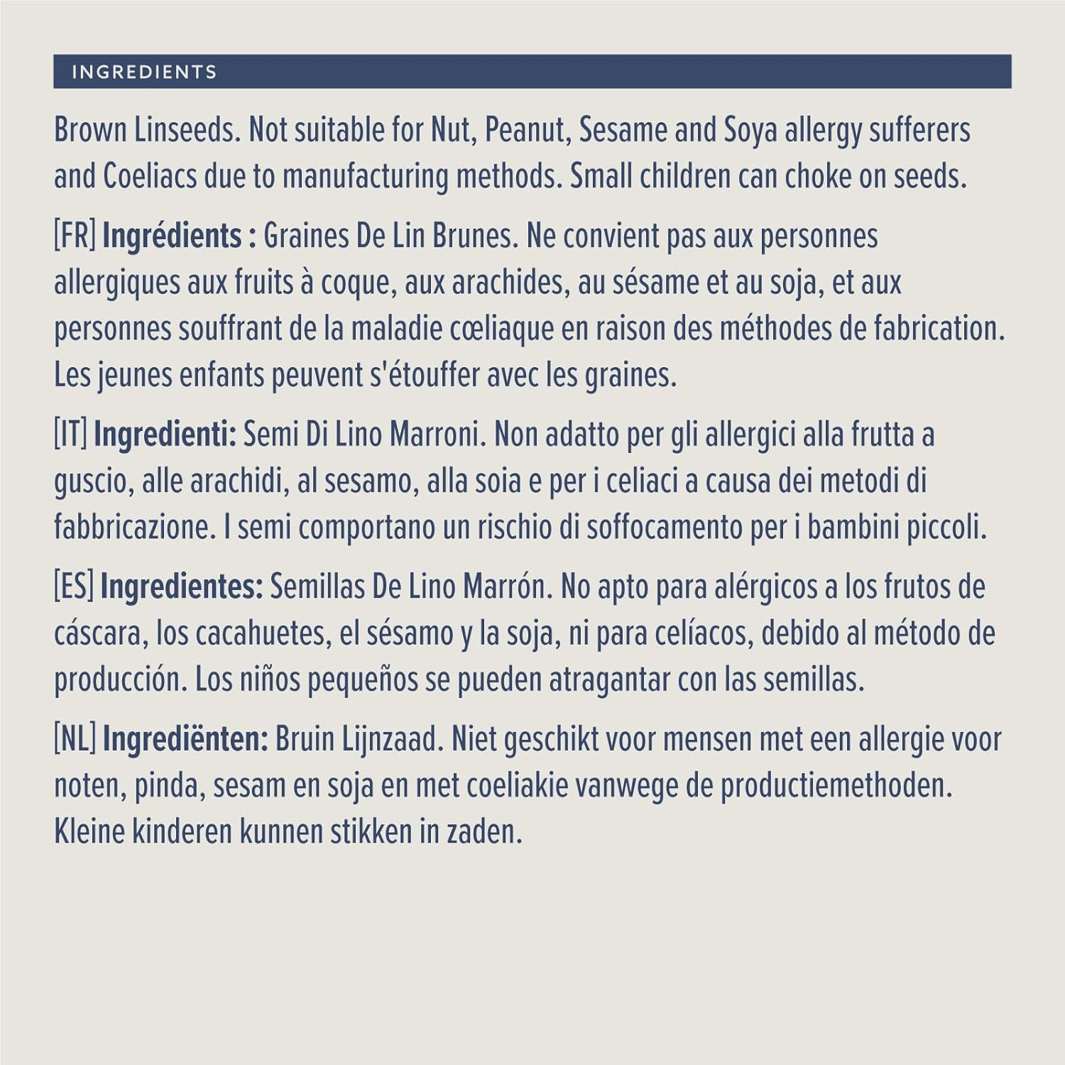 Thumbnail 5 de by Amazon Semillas de Lino, Pack 4x350g 🌱