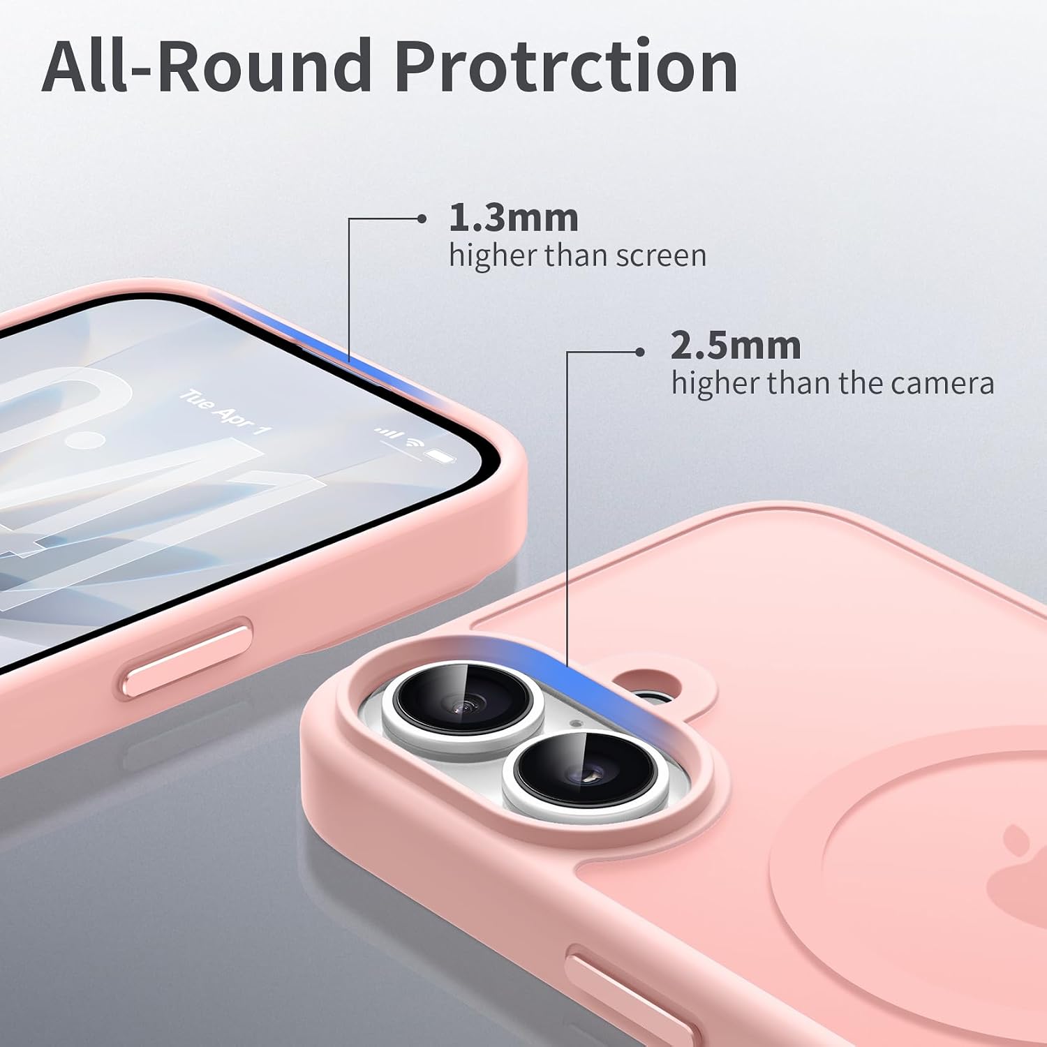 Detalle 1 de Opkiegrn funda iPhone 17 MagSafe Rosa