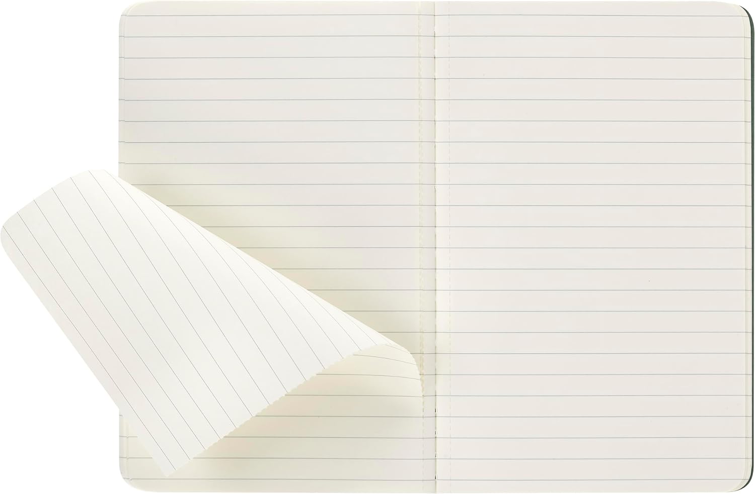 Thumbnail 4 de Moleskine Cahier Journal – linjerad anteckningsbok i fickformat, myrtengrön, 3-pack