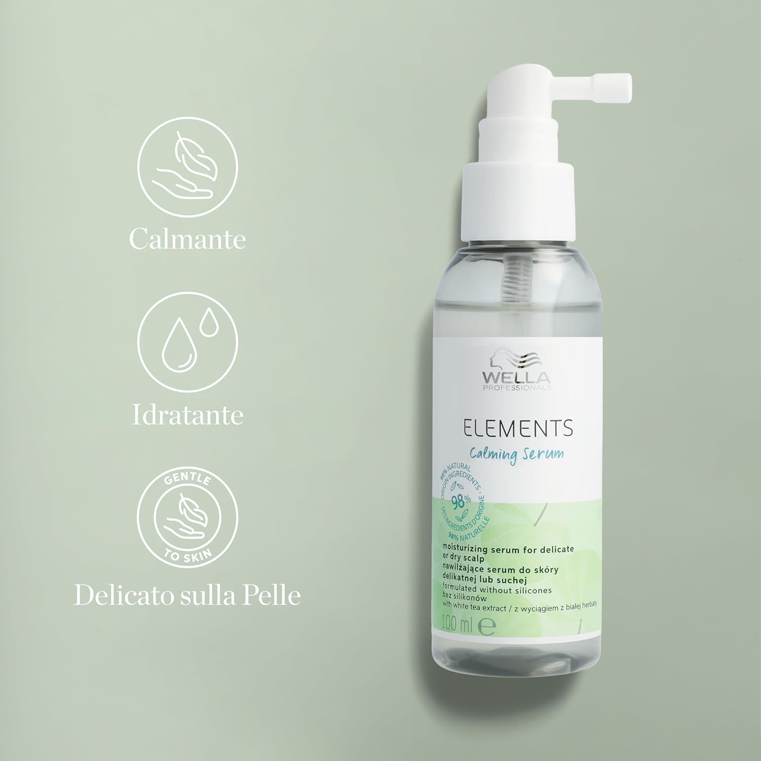 Thumbnail 4 de Wella Professionals Elements Calming Siero per cute secca e sensibile da 100 ml