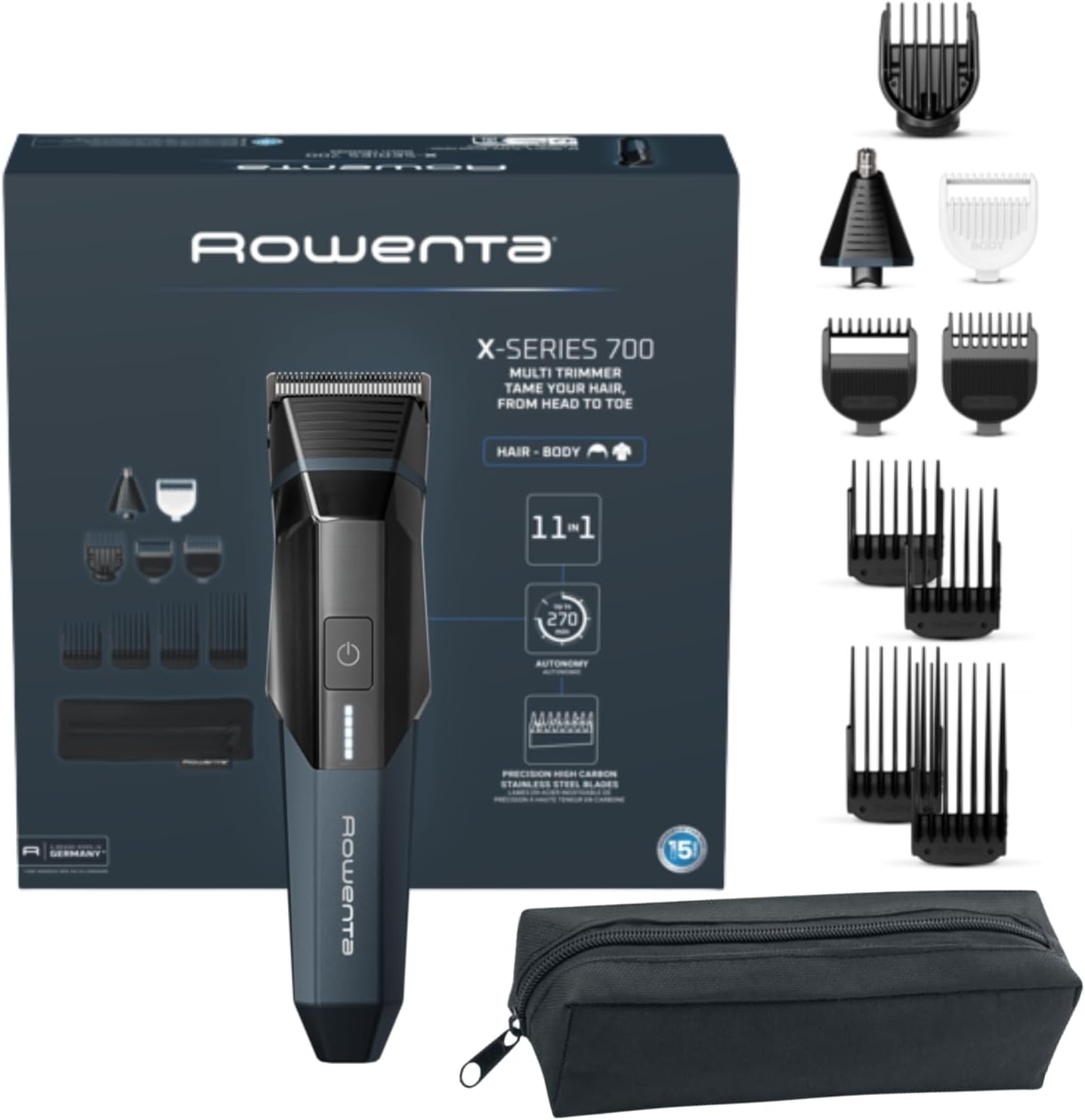 Thumbnail 1 de Rowenta TN9140 Trim & Style 13 in 1 Regolacapelli: versatilità wet & dry con taglio ad alta precisione