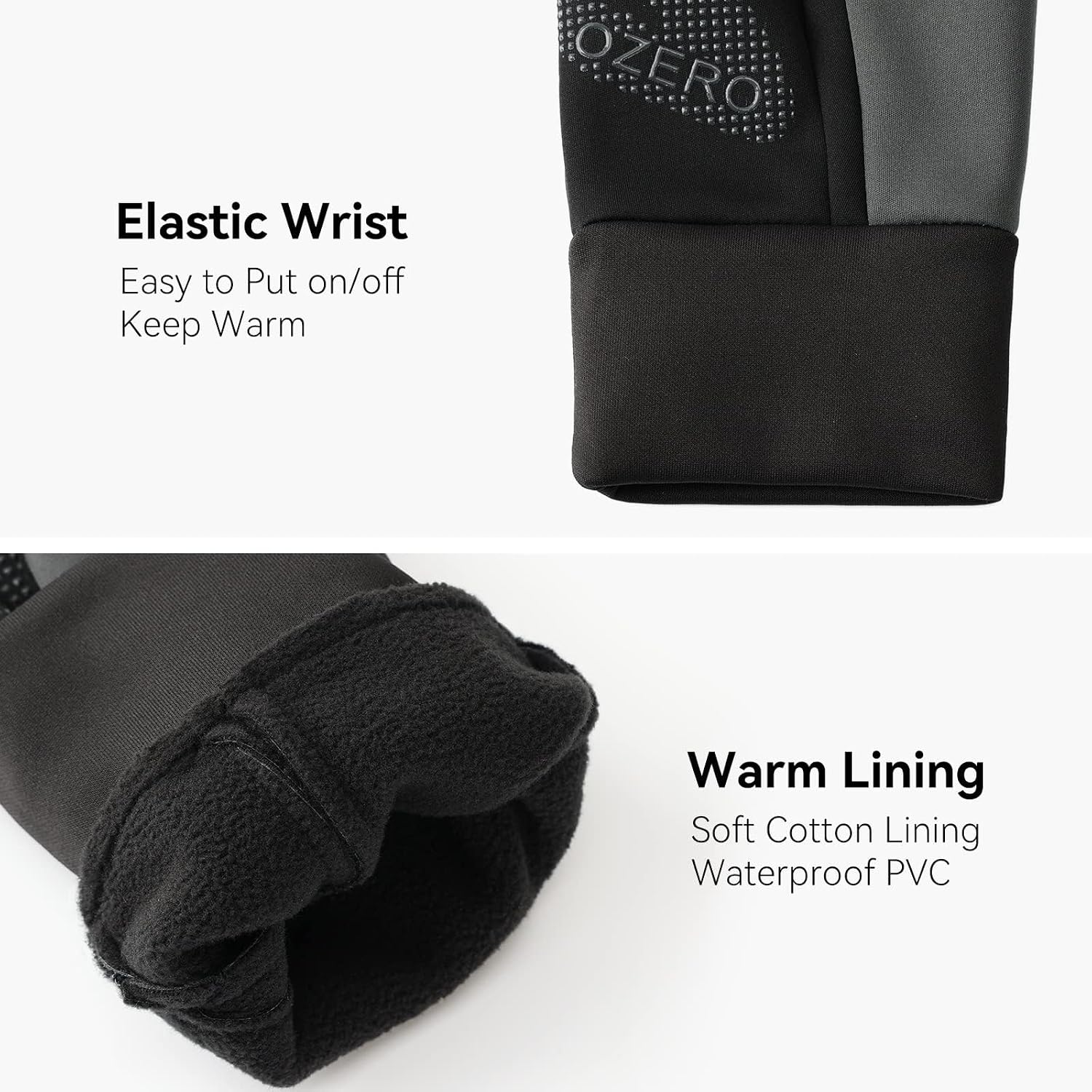 Thumbnail 4 de OZERO Thermal Winter Gloves touchscreen, waterproof