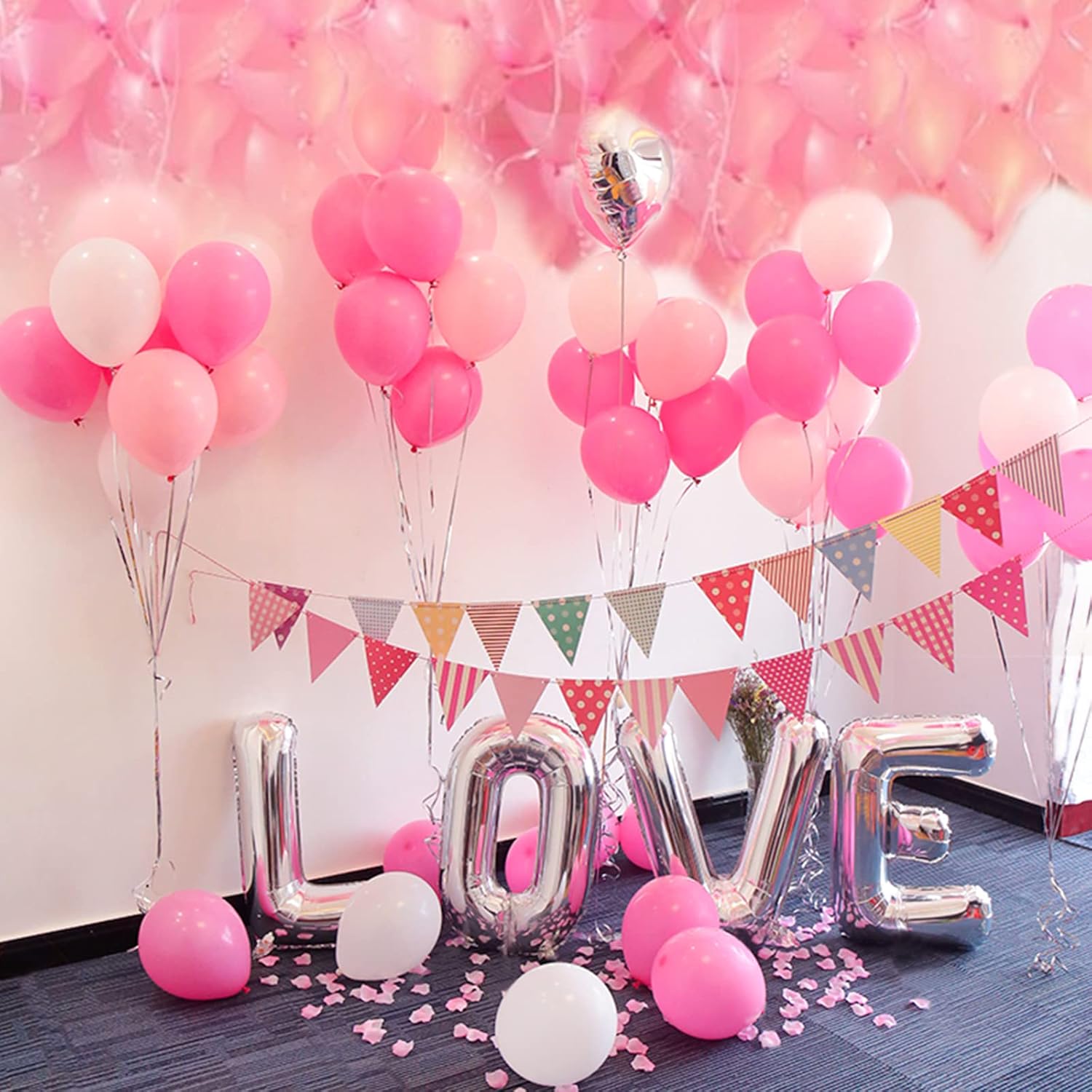 Thumbnail 4 de OWLKELA Ballon-Klebe-Punkte (12 Rollen, 1.200 Stück) als abziehbare Klebepunkte für Luftballons