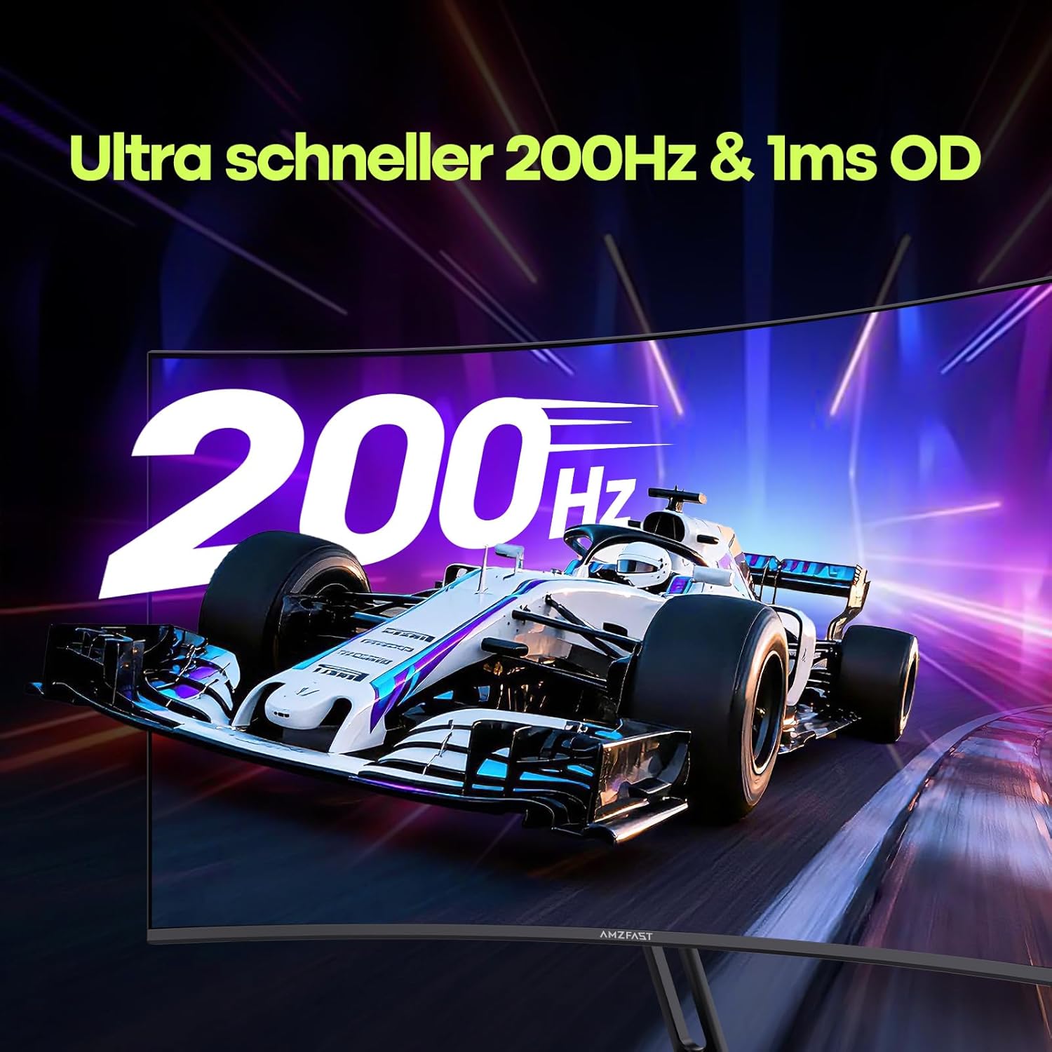 Detalle de Amzfast AMZG27C1Q 27 Zoll Gaming Monitor