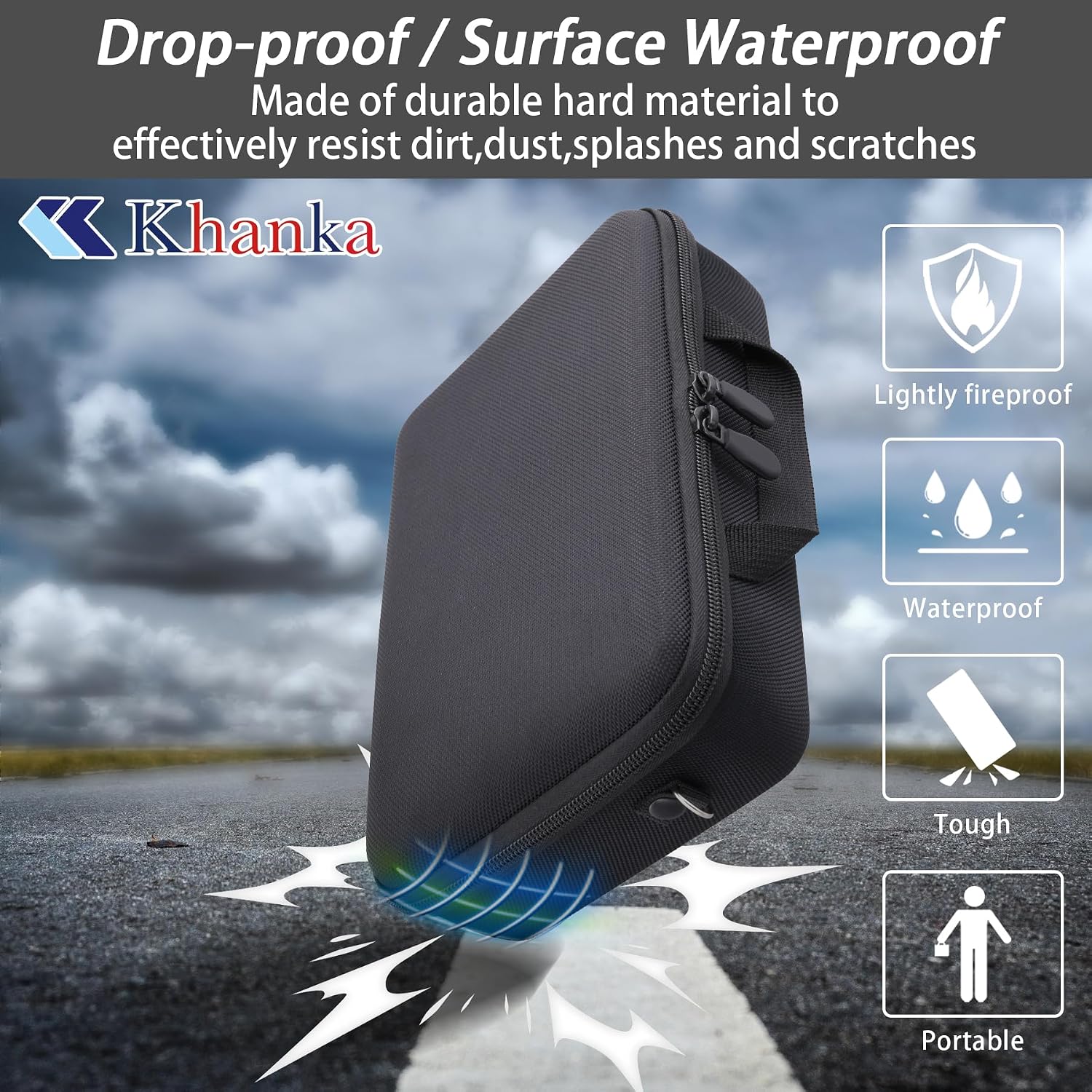 Thumbnail 4 de Khanka for Fujifilm Instax Wide Evo travel case