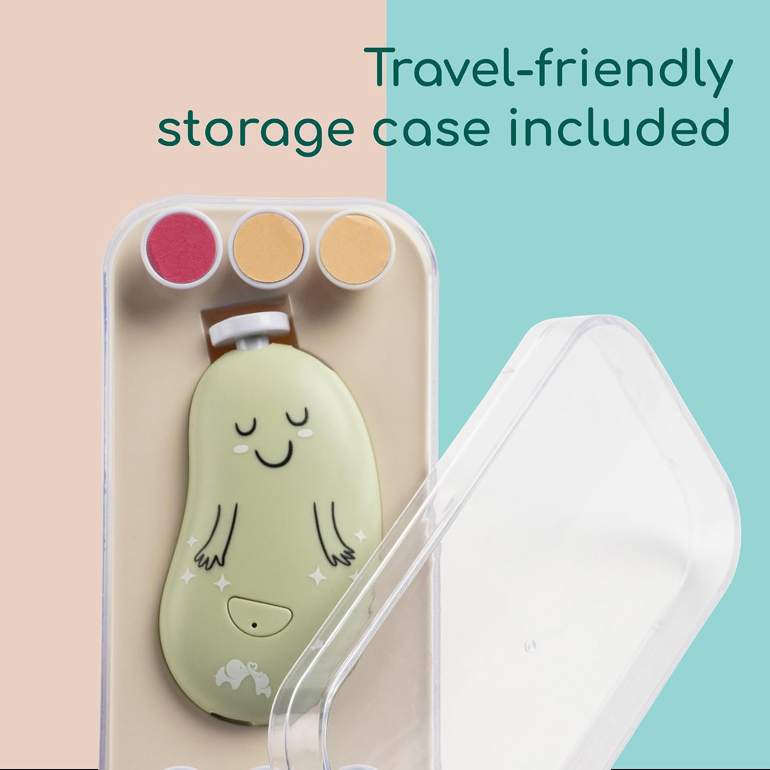 Thumbnail 5 de Bébéconfort Electric Baby Nail File (from birth) with 7 textured files, LED light and USB‑C charging