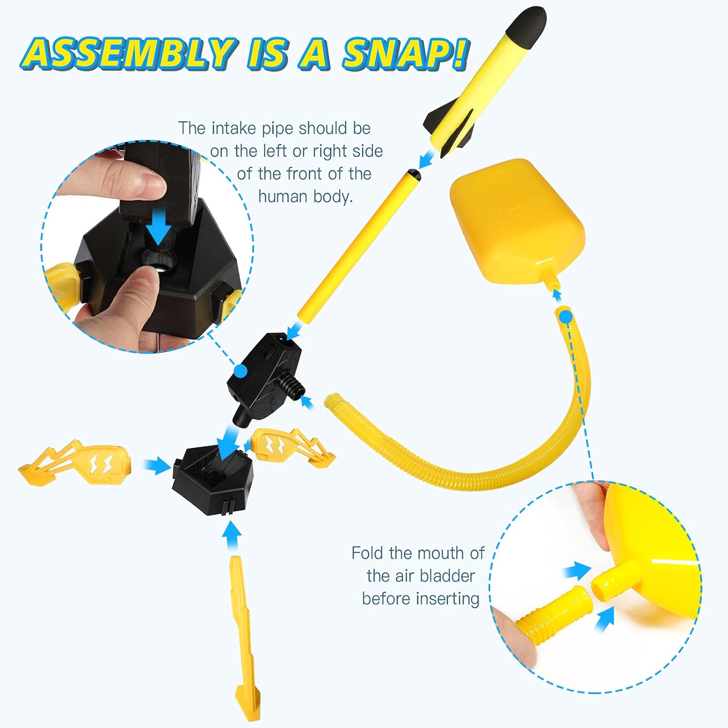 Thumbnail 6 de REFUN Rocket Launcher 6 rockets toy 🚀